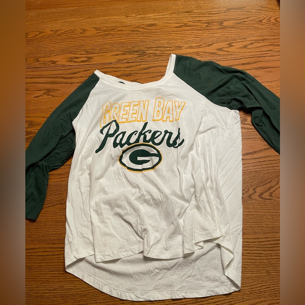 Green Bay Packers Torrid 3/4 Baseball T-Shirt